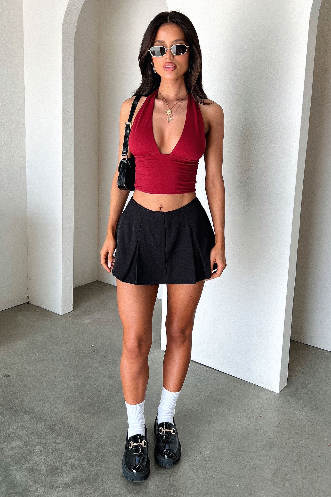 TM | Sunshine Halter Top - Rojo