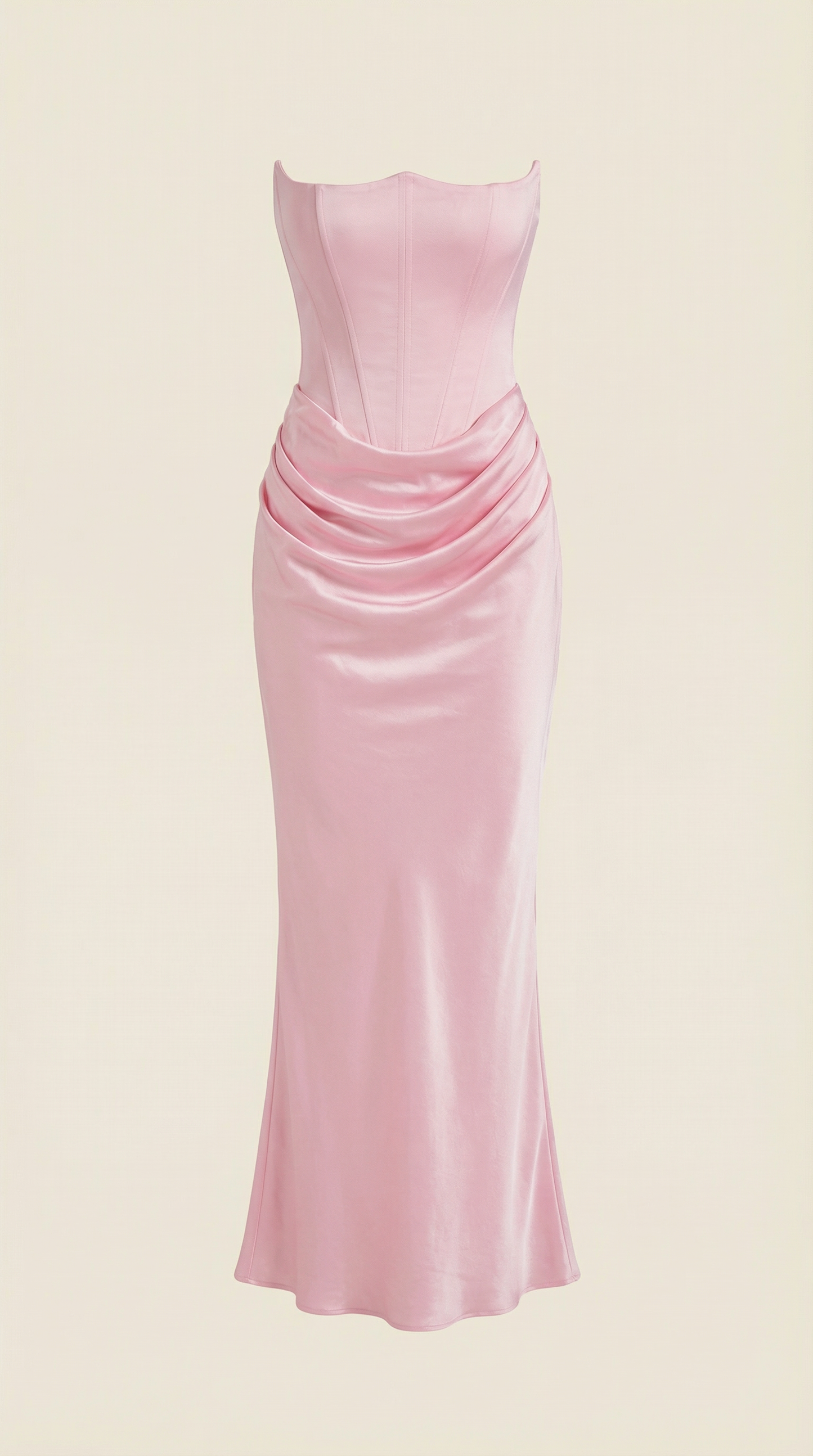 TM | Vestido largo con corsé Fiorella