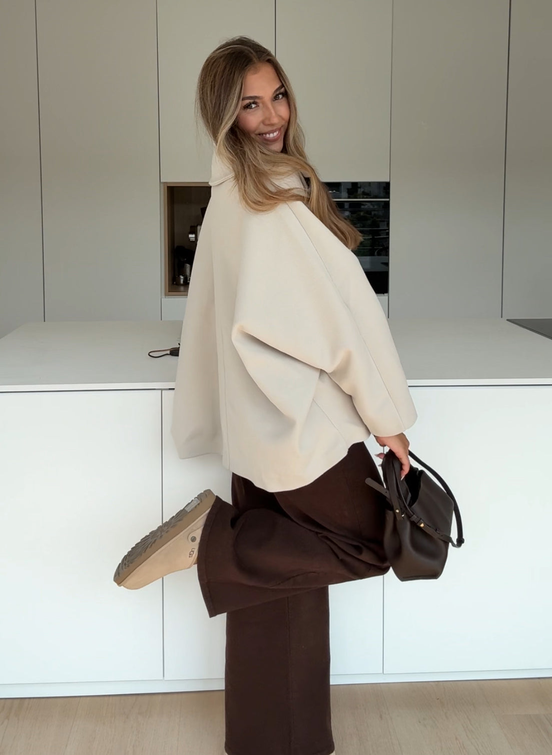 TM | Chaqueta Oversize crema