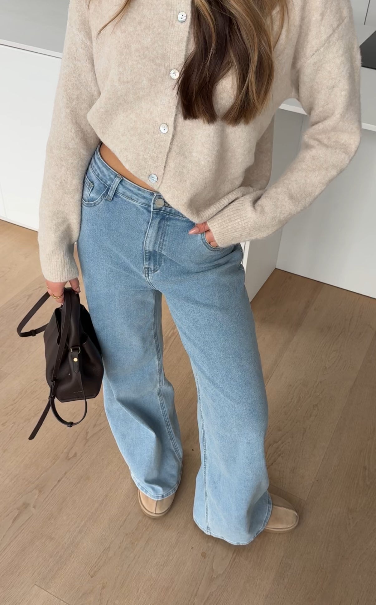 TM | Vaqueros anchos azul cielo