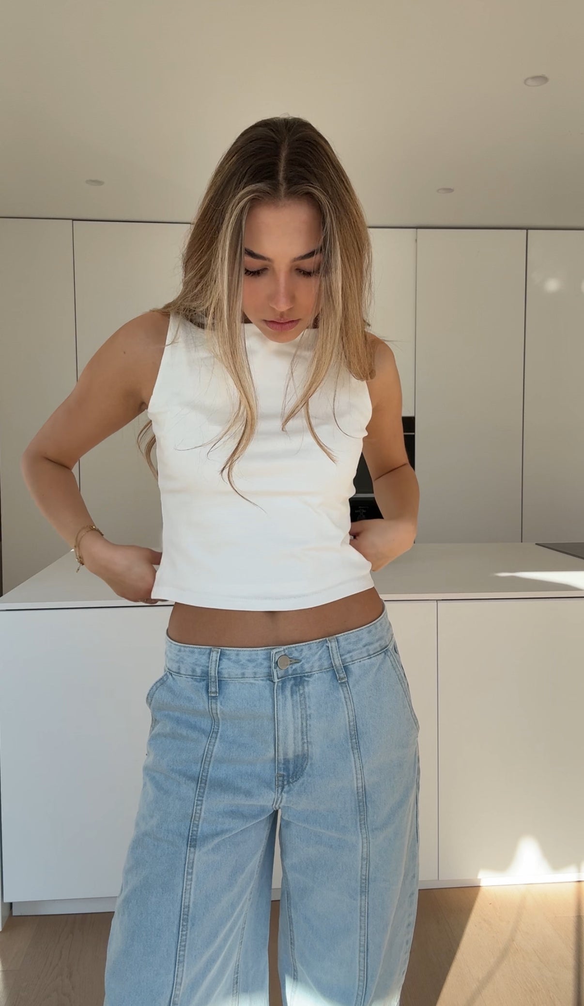 TM | Top básico blanco