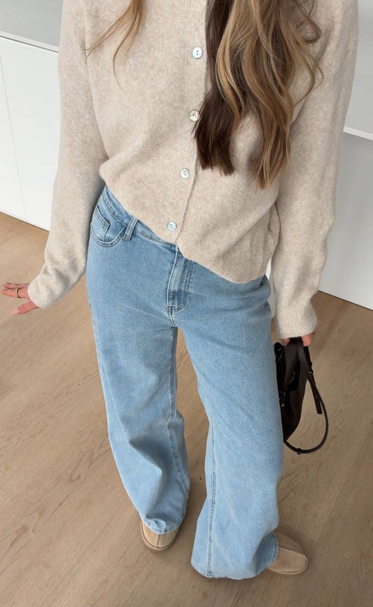 TM | Vaqueros anchos azul cielo