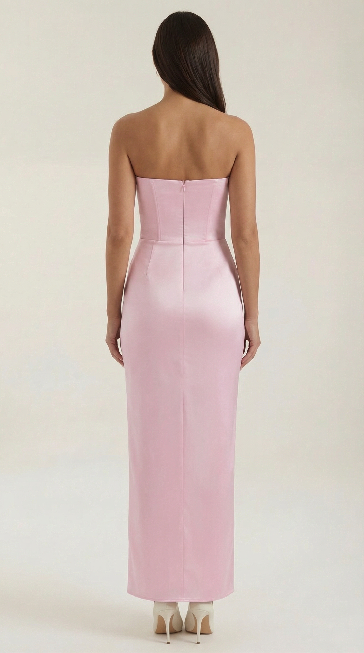 TM | Vestido largo con corsé Fiorella