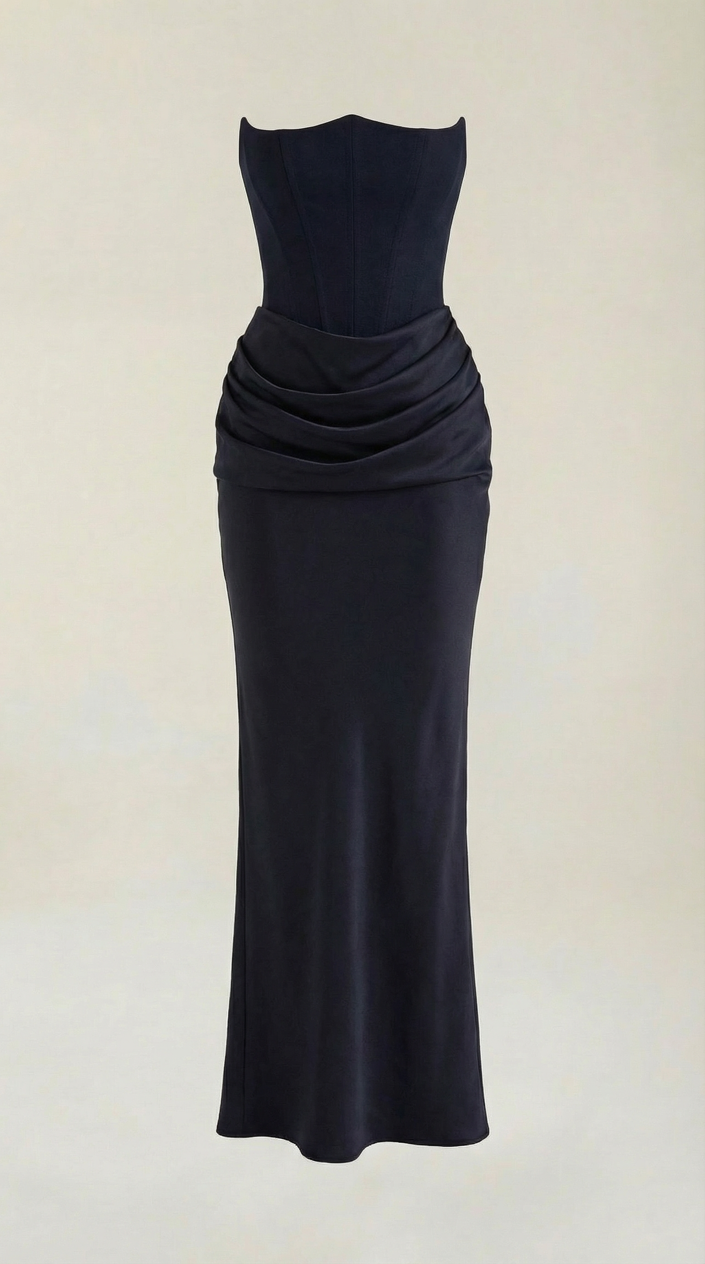 TM | Vestido largo con corsé Fiorella