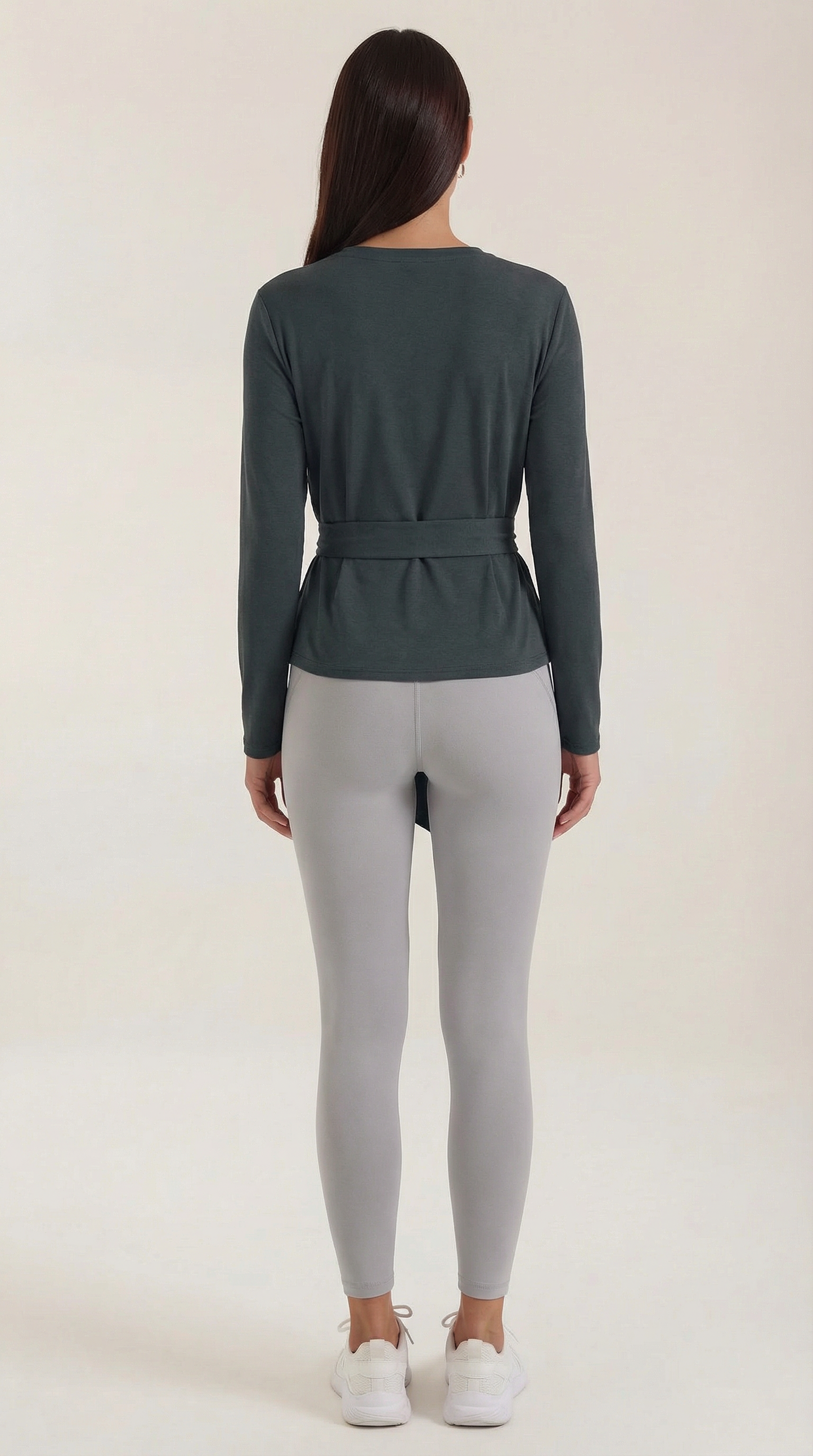 TM | Top Holly de manga larga con detalle de lazo