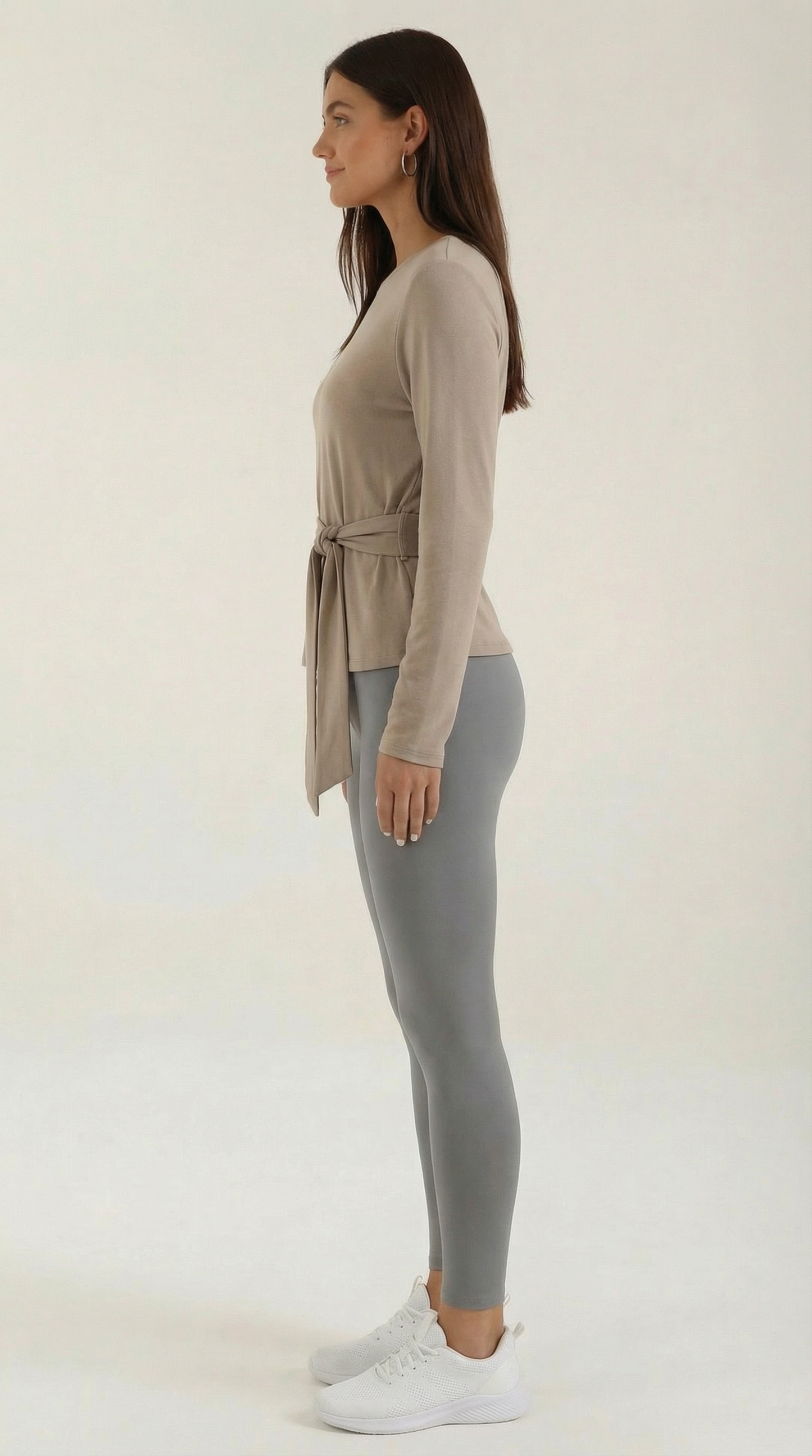 TM | Top Holly de manga larga con detalle de lazo